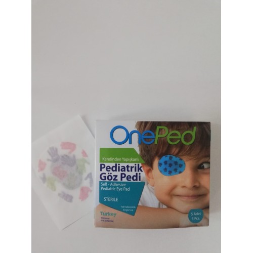 One Ped Steril Göz Pedi Çocuk 5 Adet	